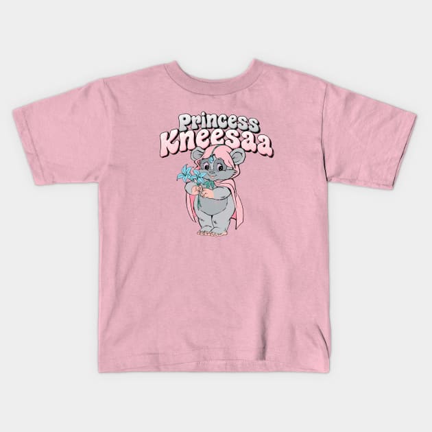 Princess Kneesaa Kids T-Shirt by Vamplify